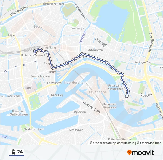 24 Light Rail Line Map