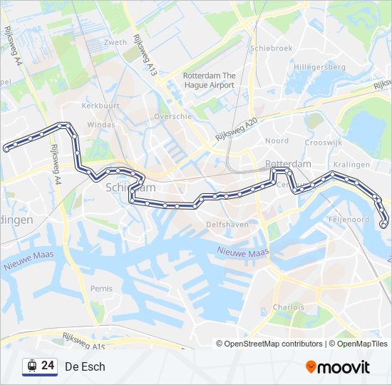 account bord Raar 24 Route: Schedules, Stops & Maps - De Esch (Updated)