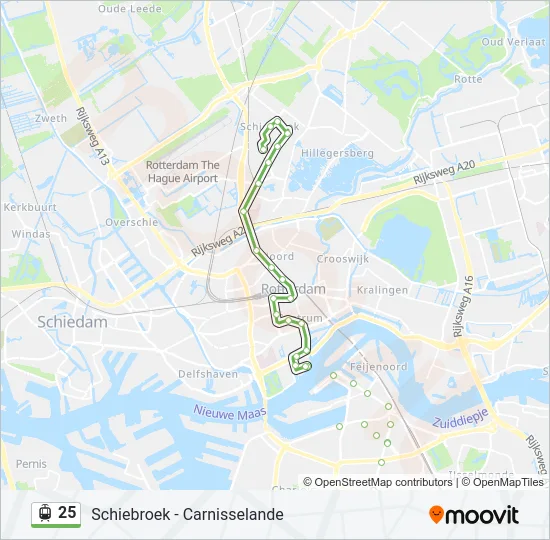 25 Light Rail Line Map
