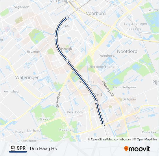 SPR Train Line Map