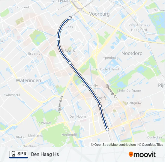 SPR Train Line Map