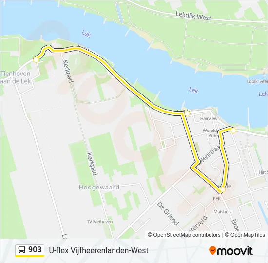 903 Bus Line Map