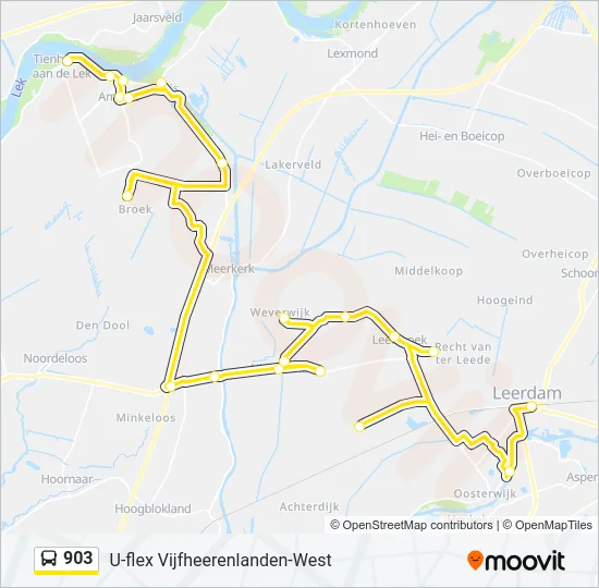 903 Bus Line Map