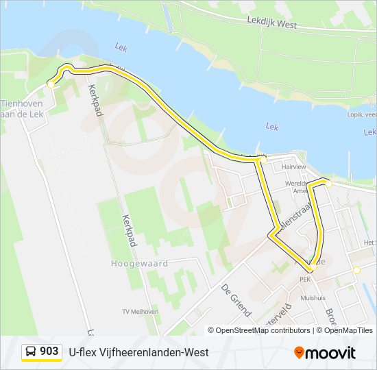 903 Bus Line Map