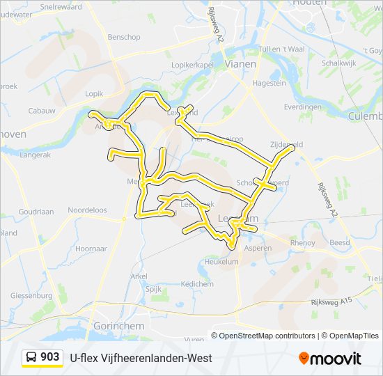 903 Bus Line Map