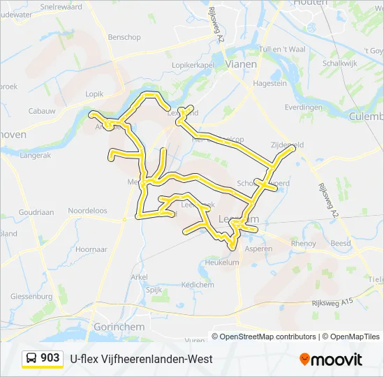 903 Bus Line Map