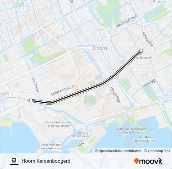 STOPBUS I.P.V. TREIN Train Line Map