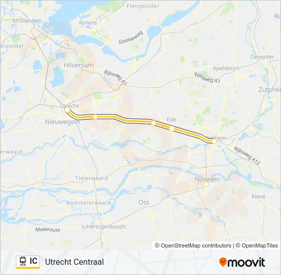 IC Train Line Map