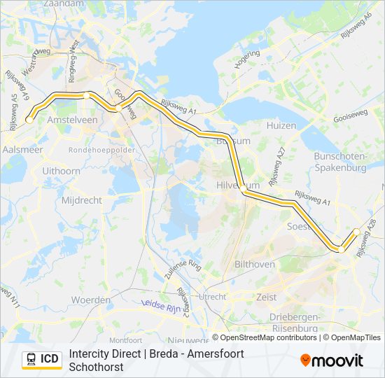 ICD Train Line Map