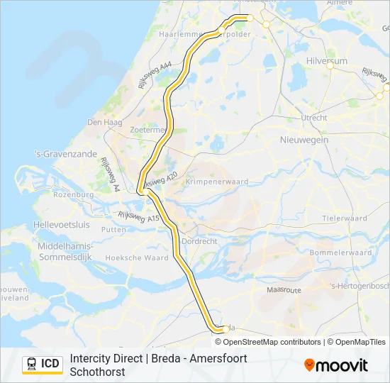 ICD Train Line Map
