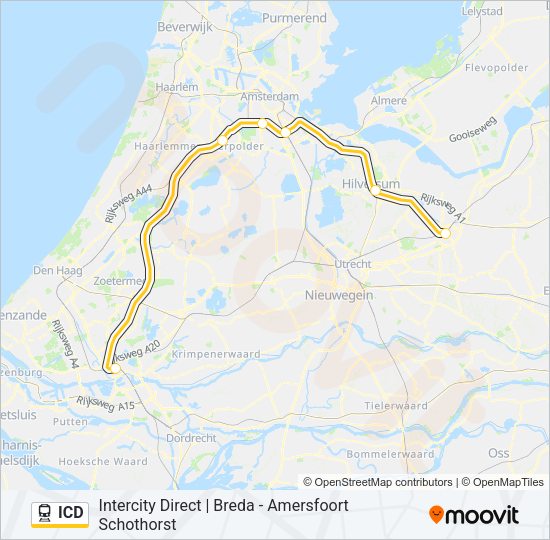ICD Train Line Map
