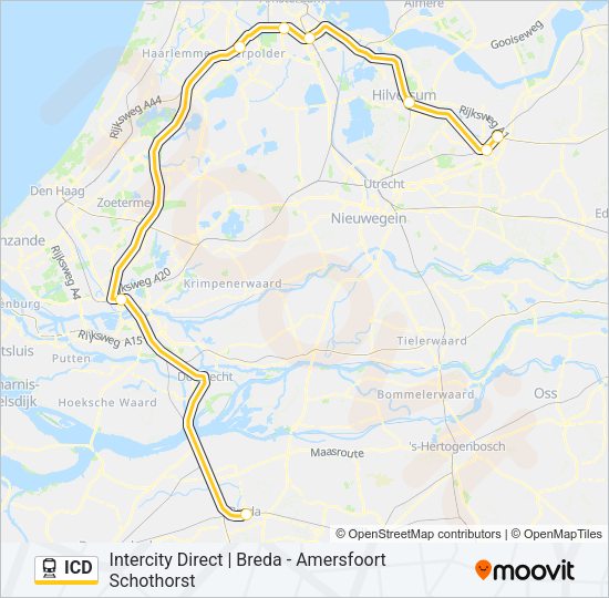 ICD Train Line Map