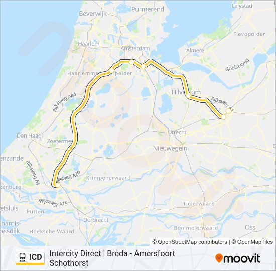 ICD Train Line Map