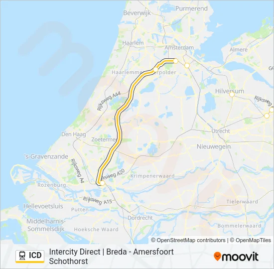 ICD Train Line Map