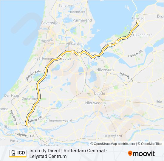 ICD Train Line Map