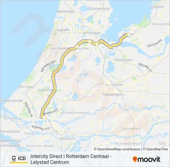 ICD Train Line Map