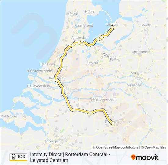 ICD Train Line Map