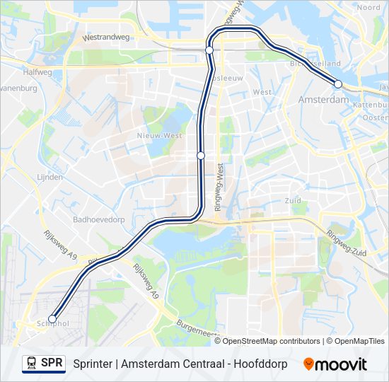 SPR Train Line Map