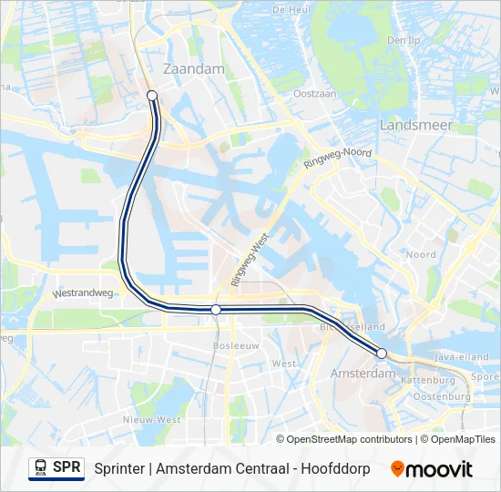 SPR Train Line Map