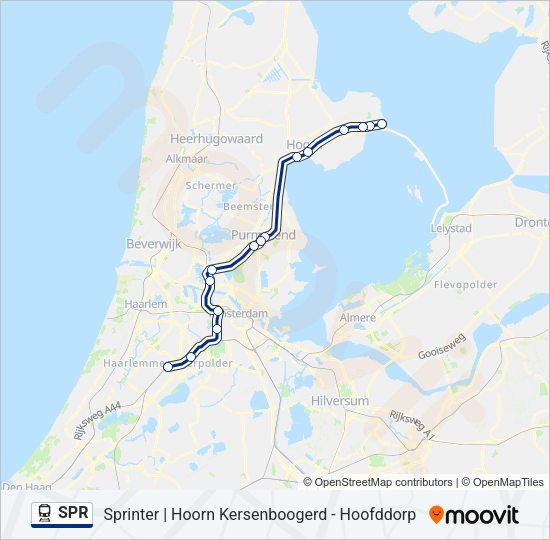 SPR Train Line Map