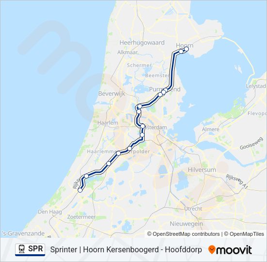 SPR Train Line Map