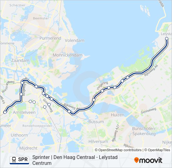 SPR Train Line Map
