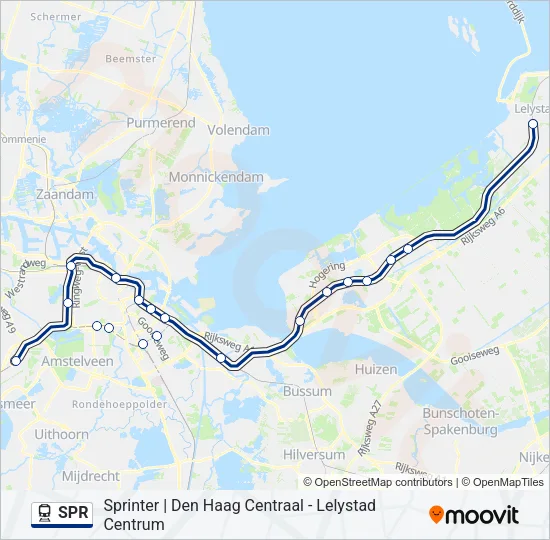 SPR Train Line Map