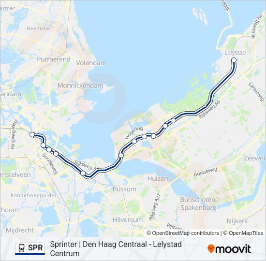 SPR Train Line Map