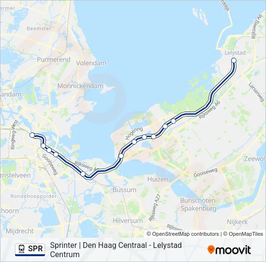 SPR Train Line Map