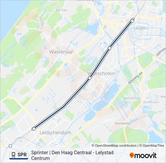 SPR Train Line Map