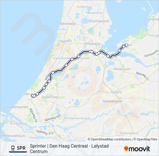 SPR Train Line Map