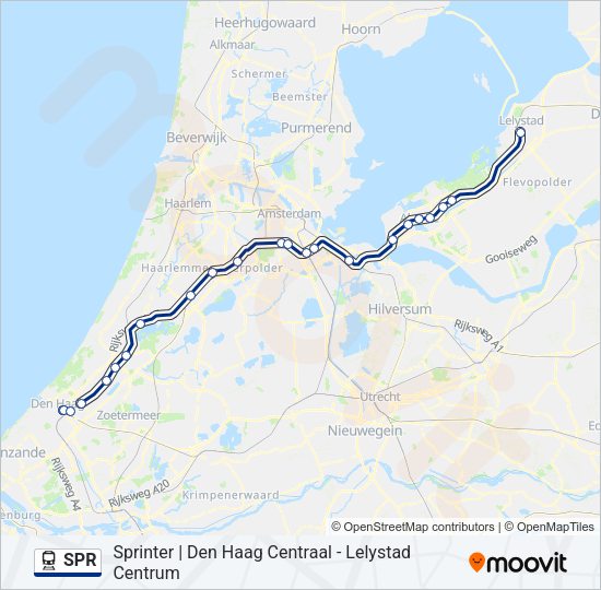 SPR Train Line Map