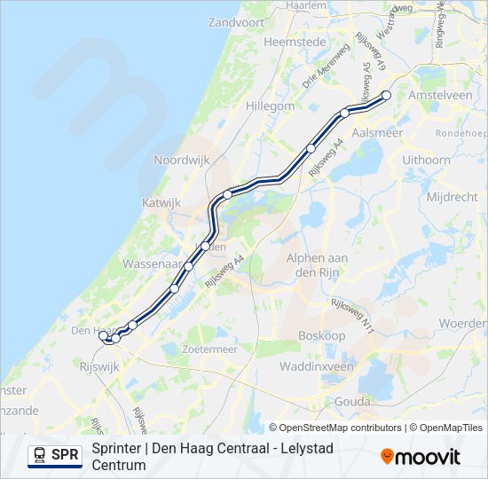 SPR Train Line Map