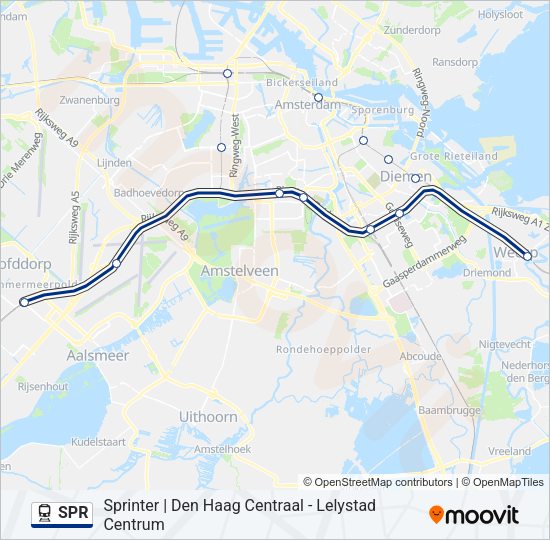 SPR Train Line Map