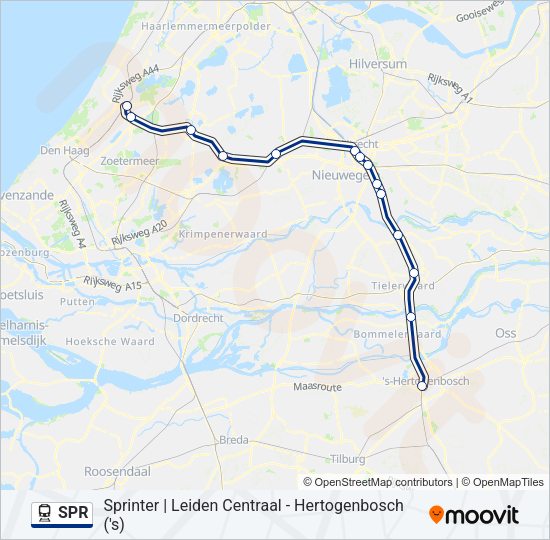 SPR Train Line Map