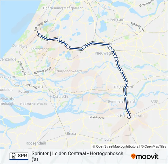 SPR Train Line Map