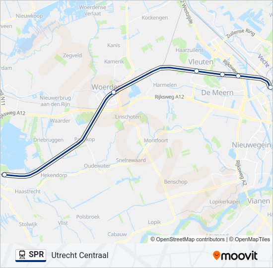SPR Train Line Map