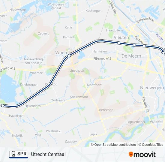 SPR Train Line Map
