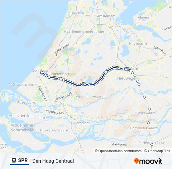 SPR Train Line Map