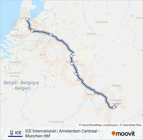 ICE  Line Map