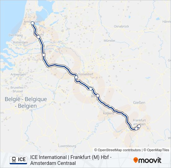 ICE  Line Map
