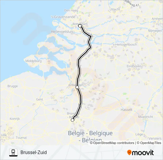 EUROCITY DIRECT  Line Map