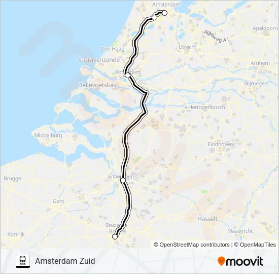 EUROCITY DIRECT  Line Map