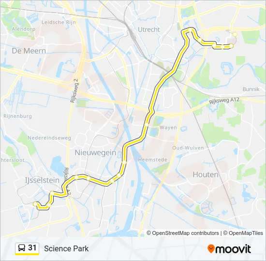 31 Bus Line Map