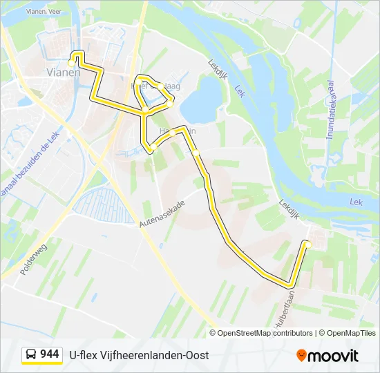 944 Bus Line Map