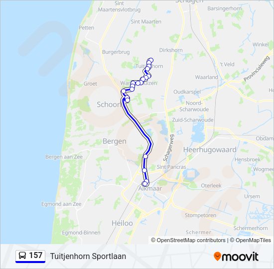 157  Line Map