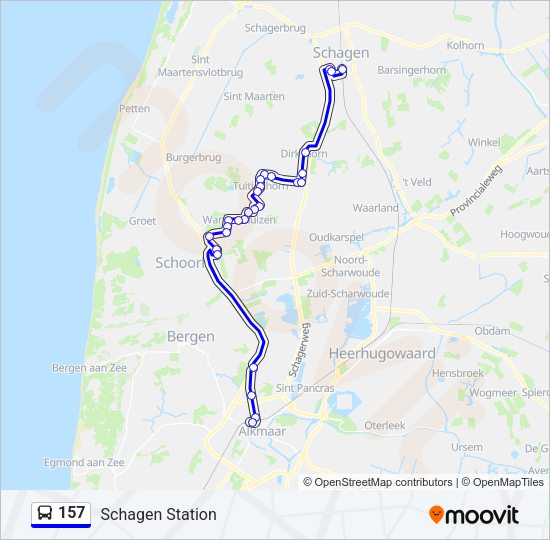 157  Line Map