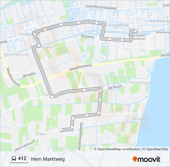 412  Line Map