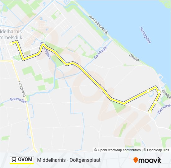 OVOM Bus Line Map