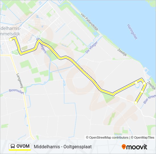 OVOM Bus Line Map